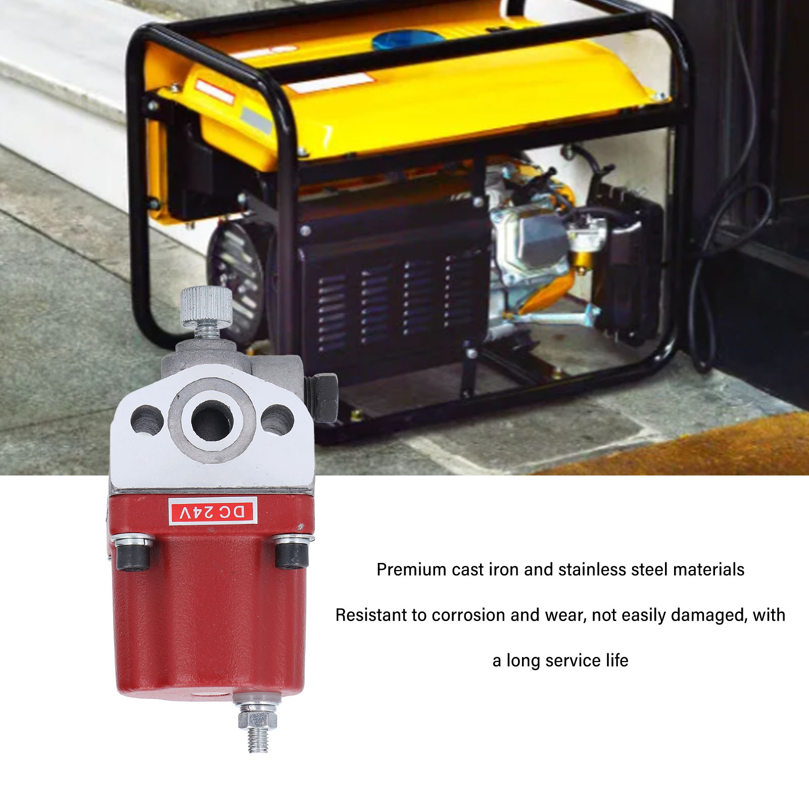 Garosa Jeffergarden 24V Nhiên liệu tắt Van điện từ 3018453 Tắt máy Dừng ngắt Kết cấu thép không gỉ Cài đặt dễ dàng Ứng dụng đa năng được xây dựng cho môi trường khắc nghiệt Giá 640,000 Đồng*Miễn phí vận chuyển