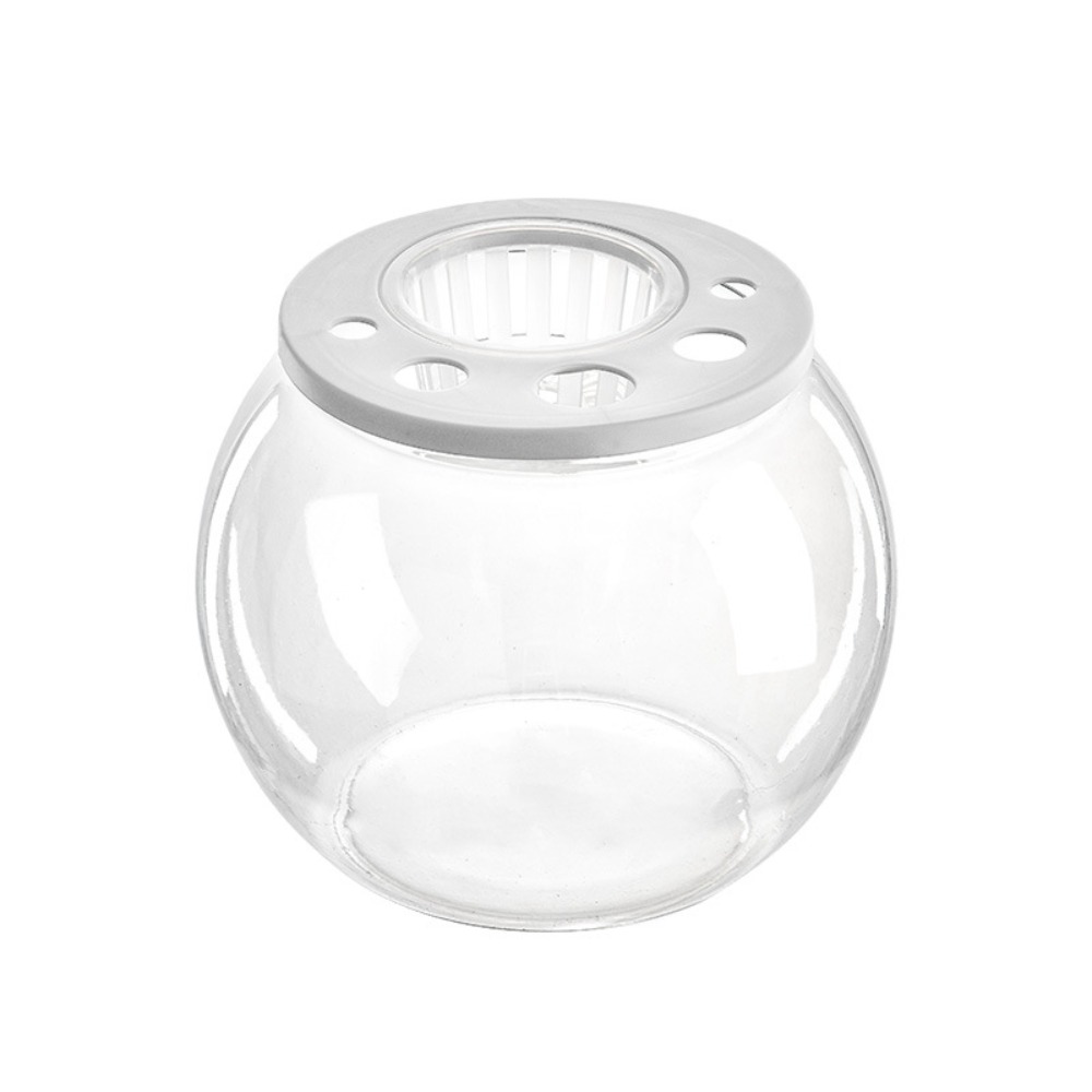 TEA7146 Nhựa Bể cá nhỏ trong suốt Trong suốt Chống vỡ Terrarium Rùa Cảnh quan thu nhỏ Có nắp Bể Cá Rùa Trang trí nhà cửa - 2