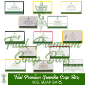 Greenika Organic Trial Soap Bars - Whitening, Anti-Acne, Natural