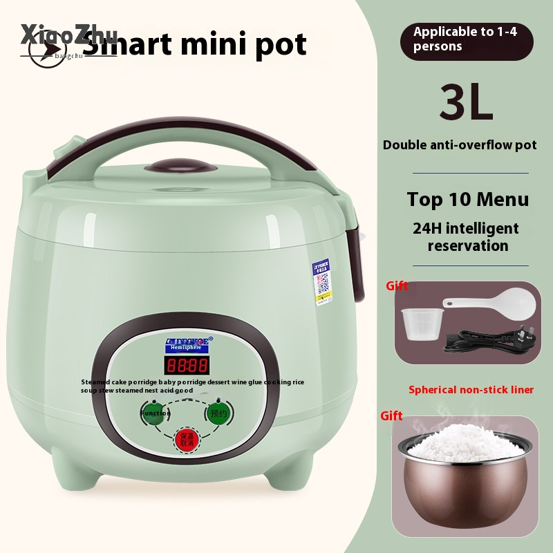 Xiaozhubangchu Mini Rice Cooker Household 1.6 L-5L Smart Reservation Small Multi-Functional 2-3 Person Rice Cooker ราคา 950 บาท*ส่งฟรี