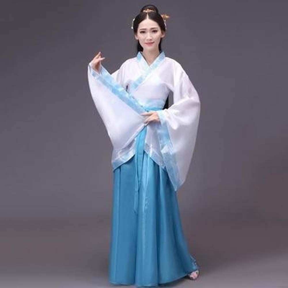 YTM Vải Trung Quốc Váy Hán phục Trung Quốc Trang phục cổ đại Công chúa cổ tích Phương Đông Váy Cổ Tr