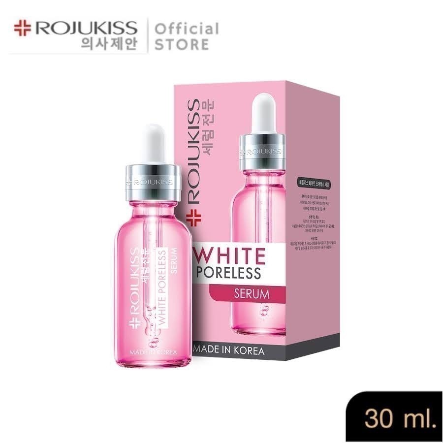 Rojukiss White Poreless Serum 30ml Rojukiss Serum Manages Dark Spots, Dull Skin.