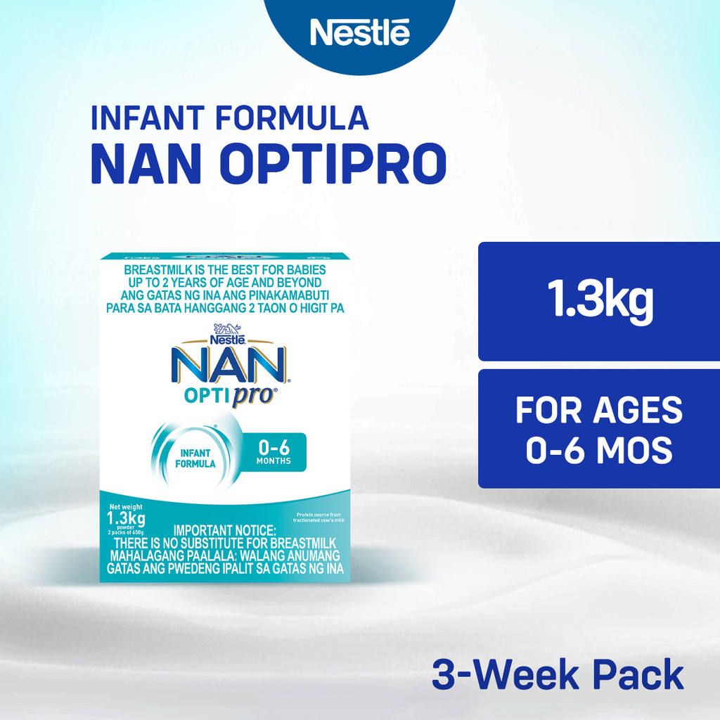 NAN OPTIPRO One Infant Formula Milk pwede for 0-6 Months Old 1.3kg