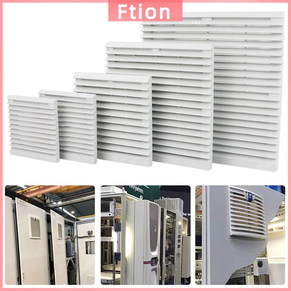 FTION Trắng Bộ lọc thông gió tủ ABS Không có quạt Bộ lọc quạt Hệ thống thông gió Tấm lọc
