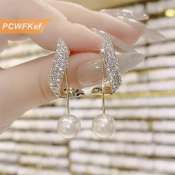 Trendy Pearl Tassel Earrings for Women - Elegant Jewelry Accessory