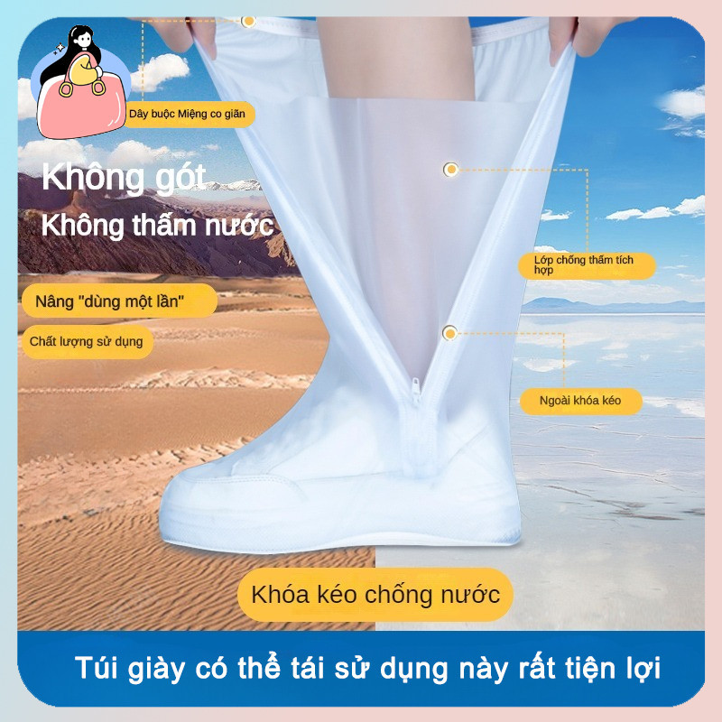 🔥🔥🔥Ủng giày đi mưa thông minh chống nước - chống trượt cao cổ siêu bền