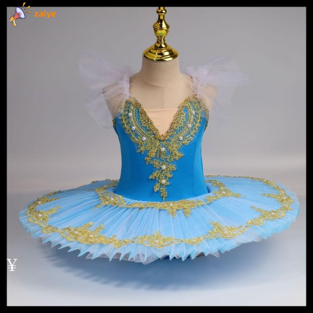 ZAIYE Đầm sequin Váy ballet cho trẻ em Ngọc trai Hiện đại Váy tutu ballet Thời trang Phồng Quần áo biểu diễn Bé gái