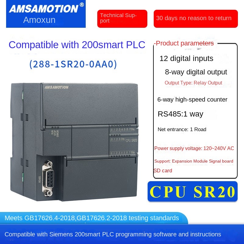 [CPU224XP] PLC Tương Thích Siemens S7-200 | 214-2BD23/2AD23 | Đa Dạng Model (214, 216, 200SMART) | Hiệu Suất Cao | Ứng Dụng Linh Hoạt | Hàng Chính Hãng - 200Smart-Relay SR20