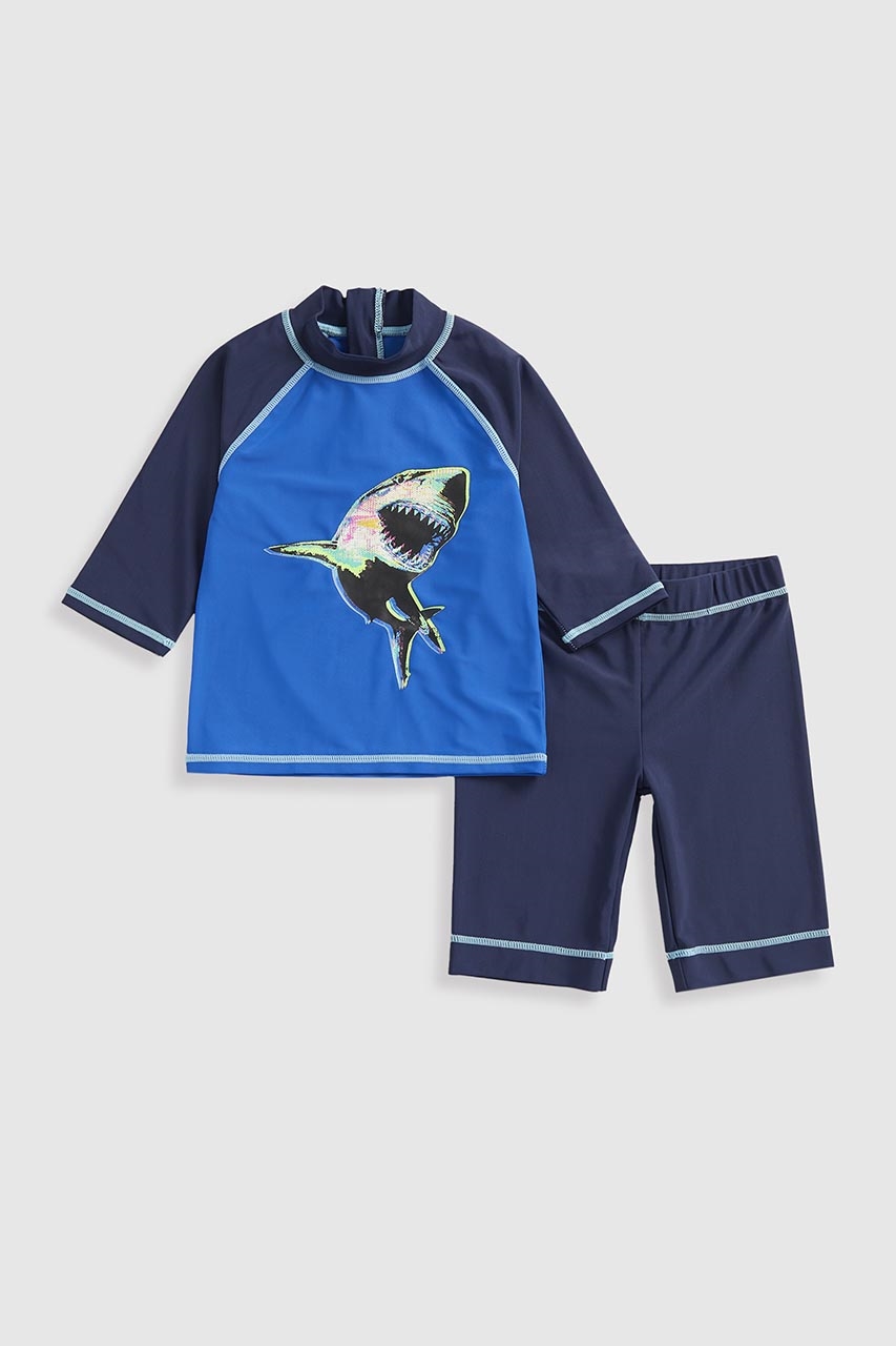 Mothercare Shark Sunsafe Rash Vest And Shorts Upf50+ ราคา 1,590 บาท*ส่งฟรี