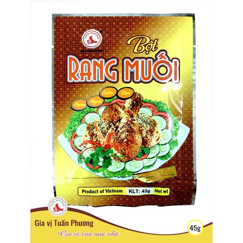 Bột rang muối Tuấn Phương 45g/ 1 gói