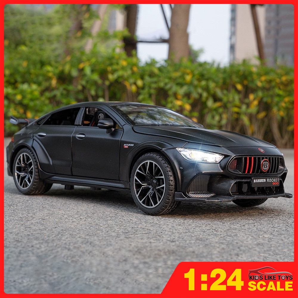 KLT 1:24 Brabus Rocket 900 Metal Alloy Toys Car Model Diecast Vehicle For Boys Kids Simulation Sound Light Effect Gift Hobbies Collection ราคา 305 บาท*ส่งฟรี