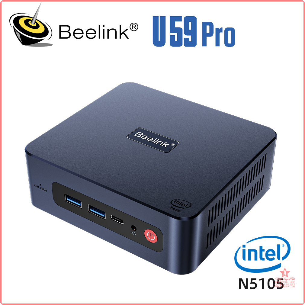 Beelink U59 Pro Mini Pc - Windows 11, Intel N5105, 16Gb Ram, 512Gb