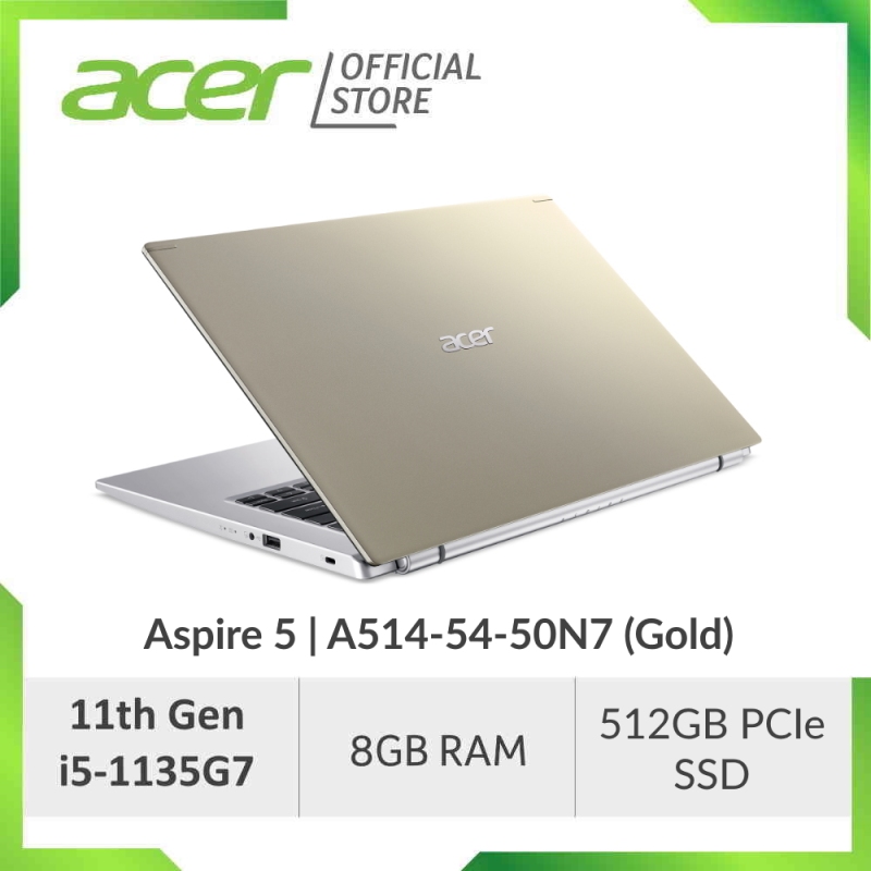 Acer Aspire 5 A514-54 (Blue/Pink/Gold/Silver) - 14 FHD IPS Laptop with Latest 11th Gen i5-1135G7 Processor