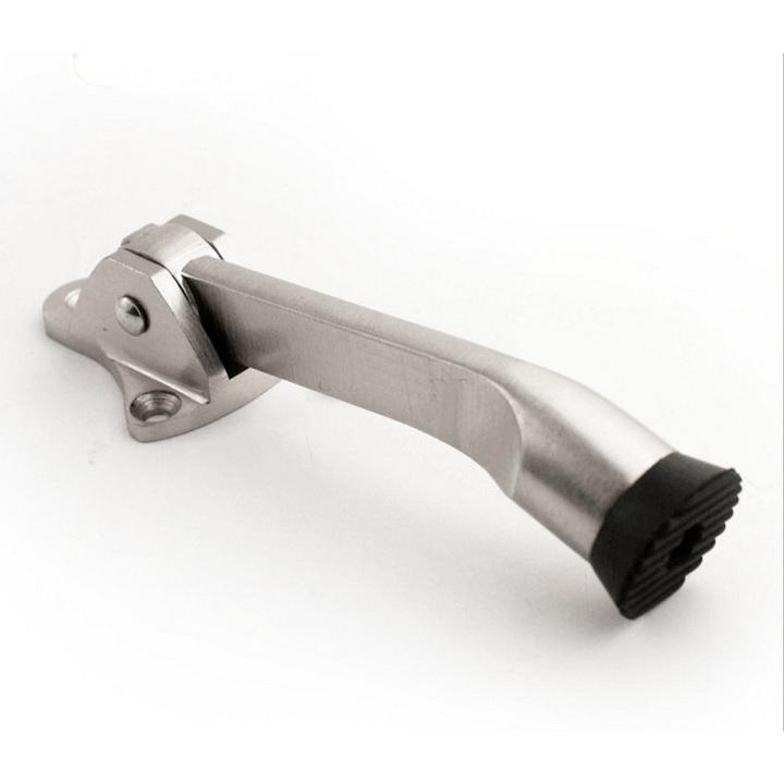Chặn cửa móng ngựa inox có lẫy gạt Thanh chặn cửa chống va đập Chắn cửa inox