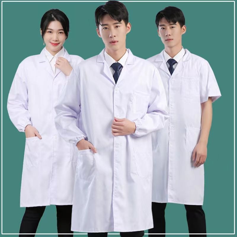 High-Quality Long Sleeve Lab Gown for Students and Doctors