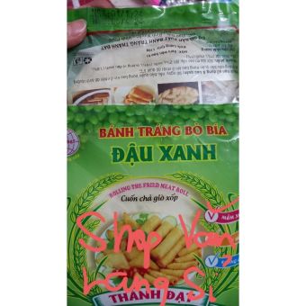 Sỉ 10 Gói Bánh tráng bò bía đậu xanh - bánh đa nem cuốn nem rán ,cuốn giò chả