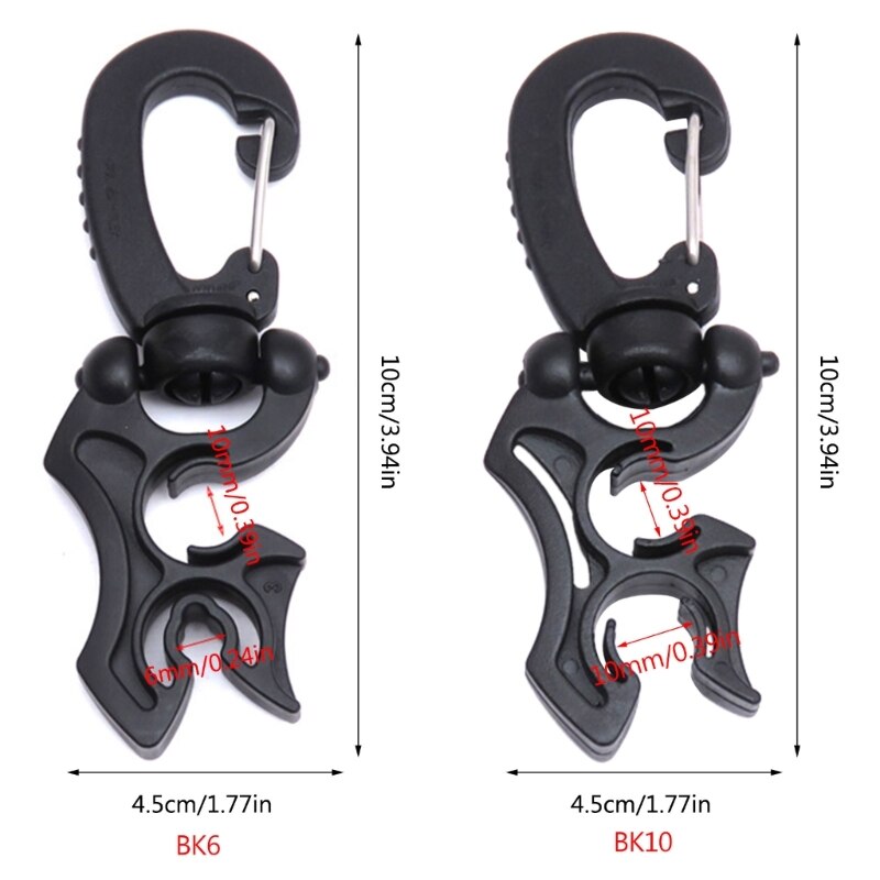 New product Diving Regulator Double BCD Hose Clip Buckle Snap Hook Buckle For Snorkeling