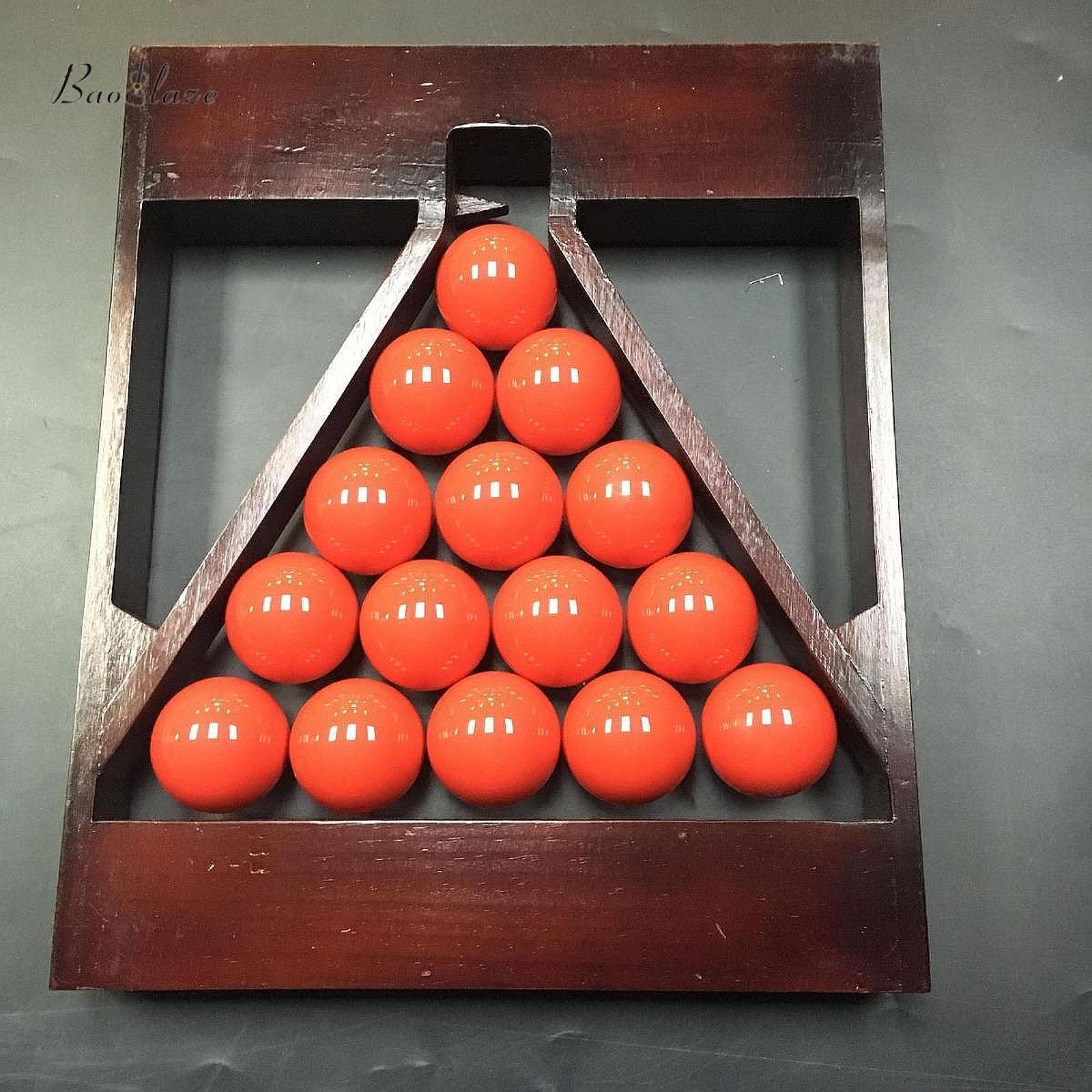 Baoblaze Wood Billiard Ball Triangle Rack,Billiard Accessories,Sturdy,Pool Cue Supplies Pool Ball Rack for Party Leisure Sports ราคา 30,857 บาท*ส่งฟรี