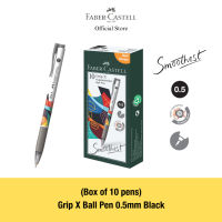 Faber-Castell Grip X Ball Pen X5 (0.5mm) X7 (0.7mm) Box of 10 - Blue Black Red
