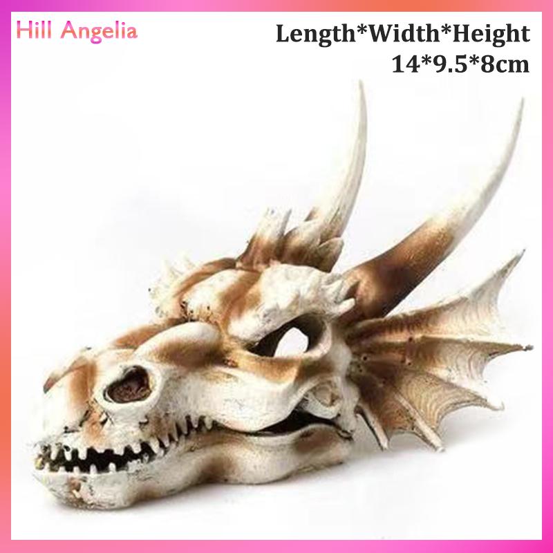 [Hill Angelia] Mô phỏng nhựa động vật hộp sọ trang trí tự làm bể cá bể cá phụ kiện trang trí sáng tạo hộp sọ cảnh quan bể cá trang trí - 3