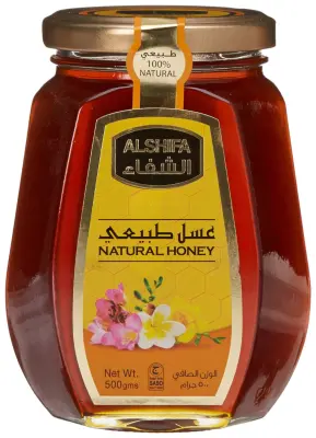 HONEY ALSHIFA Natural Honey 500G, High Quality 100% Natural Honey