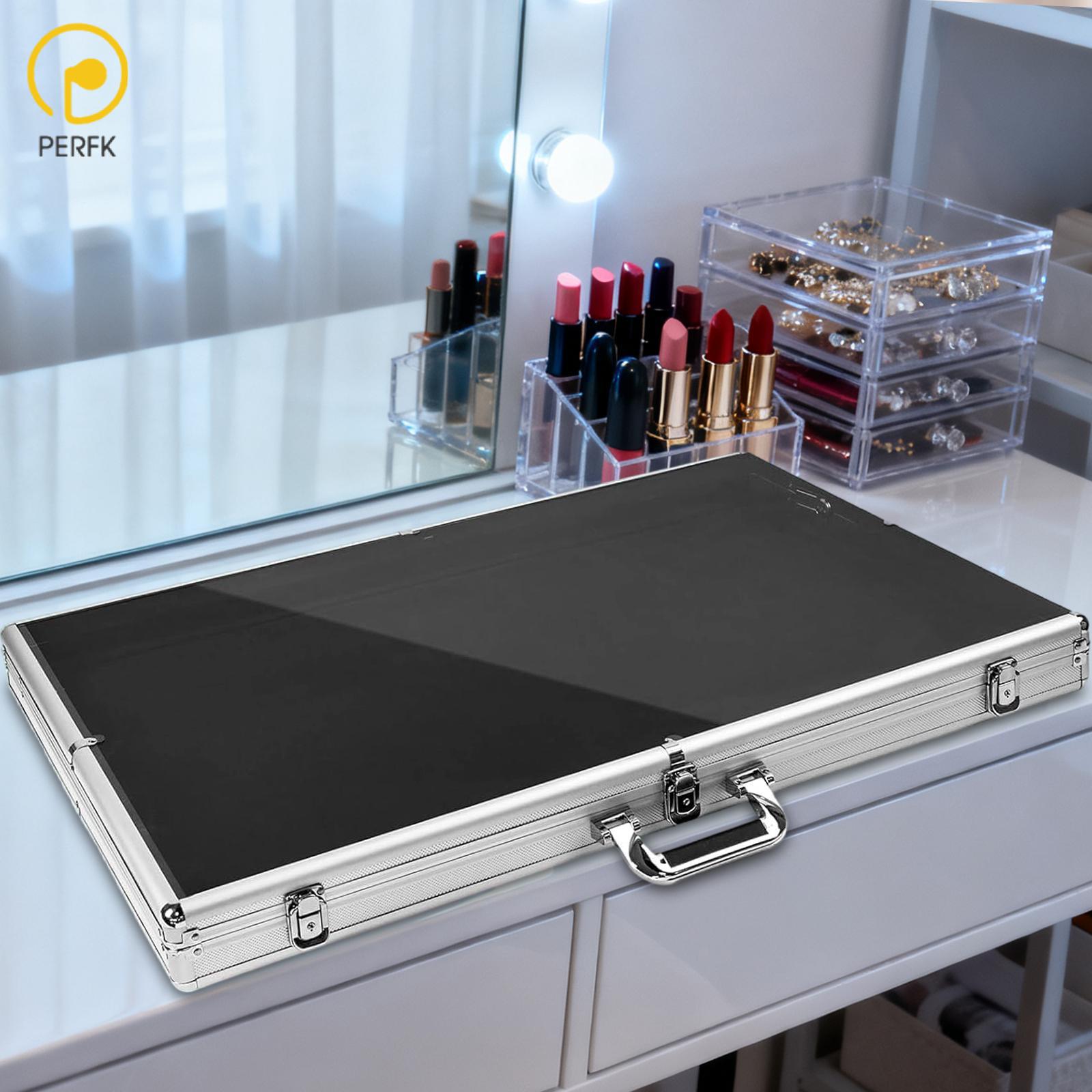 Trading Card Display Case Easy to Carry Lockable Jewelry Display Case with Handle 27.56inchx19.69inch for Watch Badges Necklace ราคา 9,785 บาท*ส่งฟรี