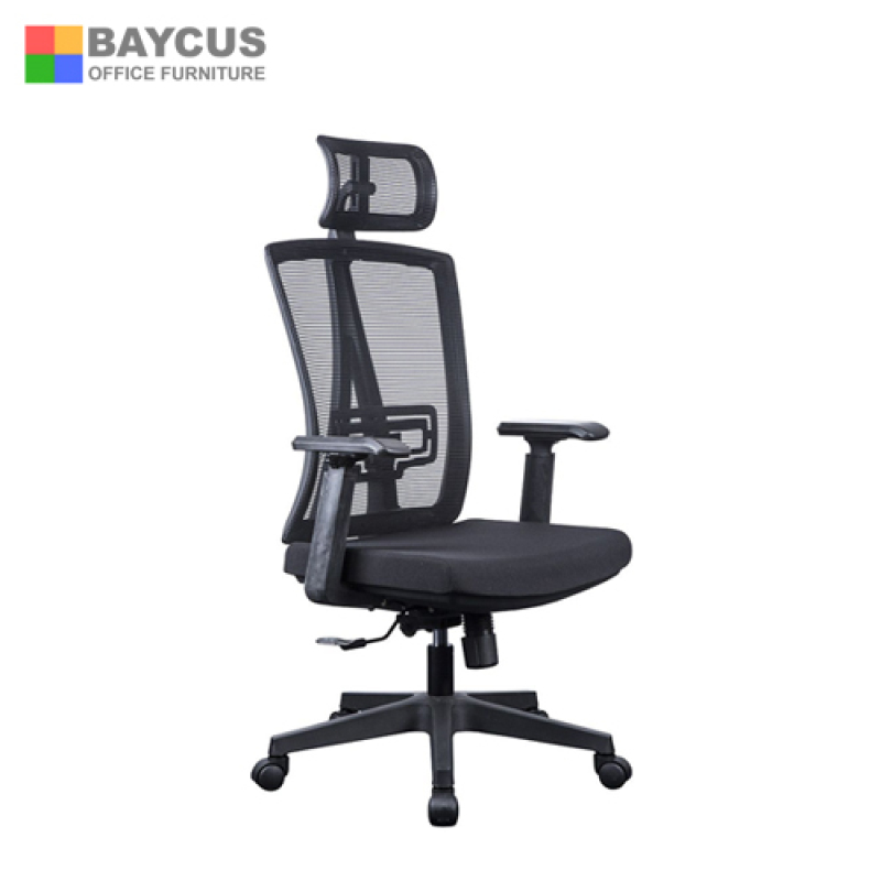 Ergonomic Mesh Office Chair Model: OPAL Office Mesh Chair Net Office Chair with Adjustable Headrest, Lumbar support and Armrest Office Chair able to recline Singapore