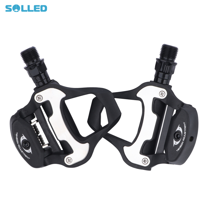 1 Cặp Nylon xe đạp tự khóa Bàn đạp xe đạp đường trường SPD hệ thống mang bàn đạp mở rộng thiết bị đạp xe