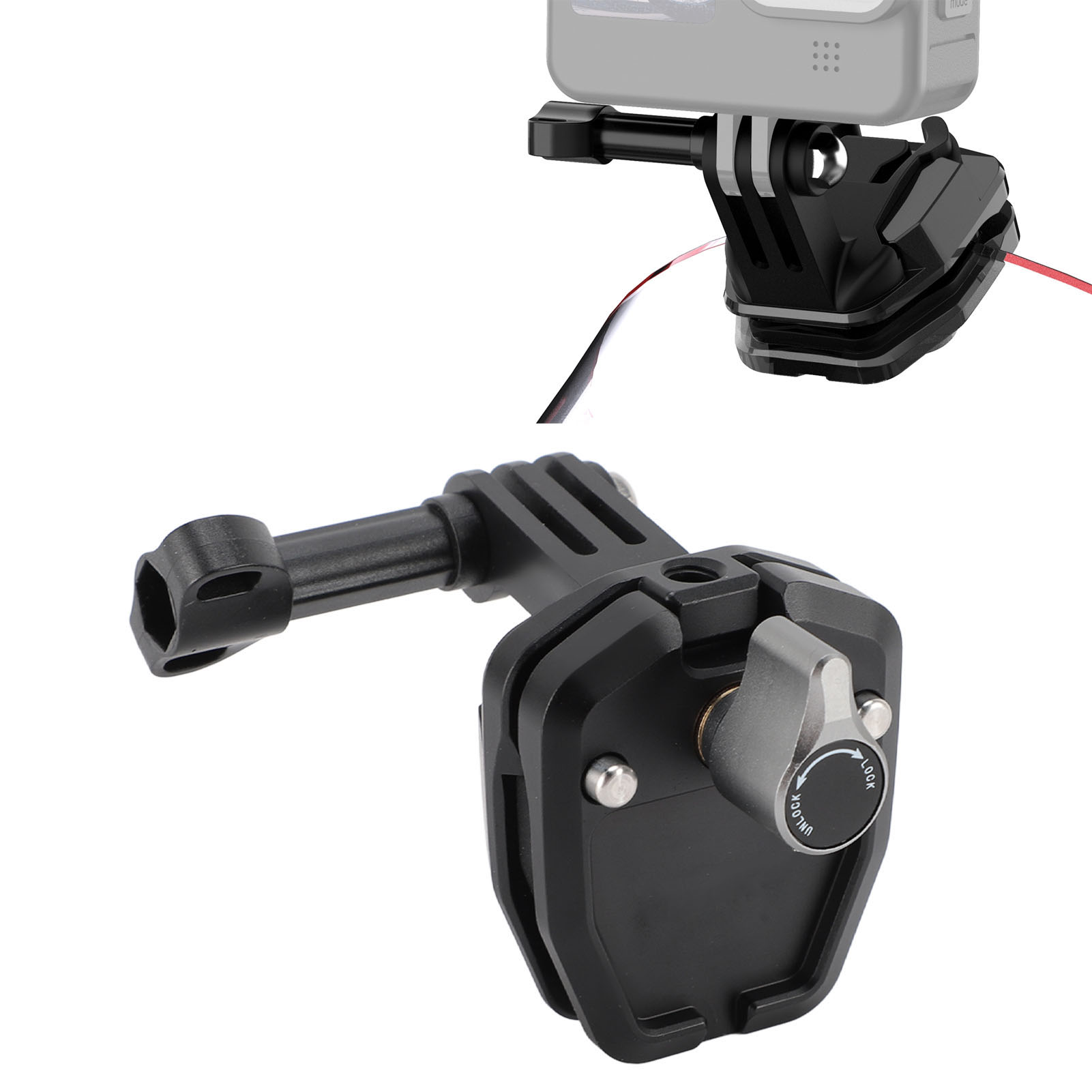 Kính Chắn Gió Xe Máy Giá đỡ lắp đặt kính chắn gió xe máy núi hai lớp đệm silicon với 1/4 inch chủ đề cho cưỡi