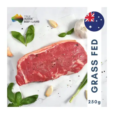 The Meat Club Grass Fed Porterhouse Beef Steak (Striploin / Sirloin) Single Serving - Australia - Chilled