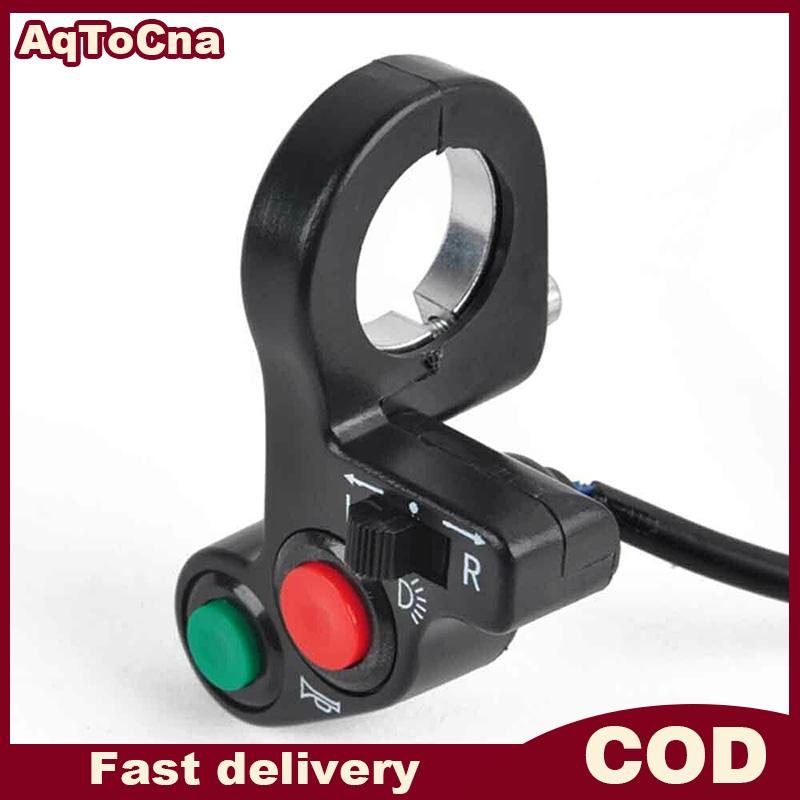 AqToCna 7 8 xe máy tay lái chuyển đổi động cơ điện bắt đầu sừng ánh sáng push button Giá 34,802 Đồng*Miễn phí vận chuyển