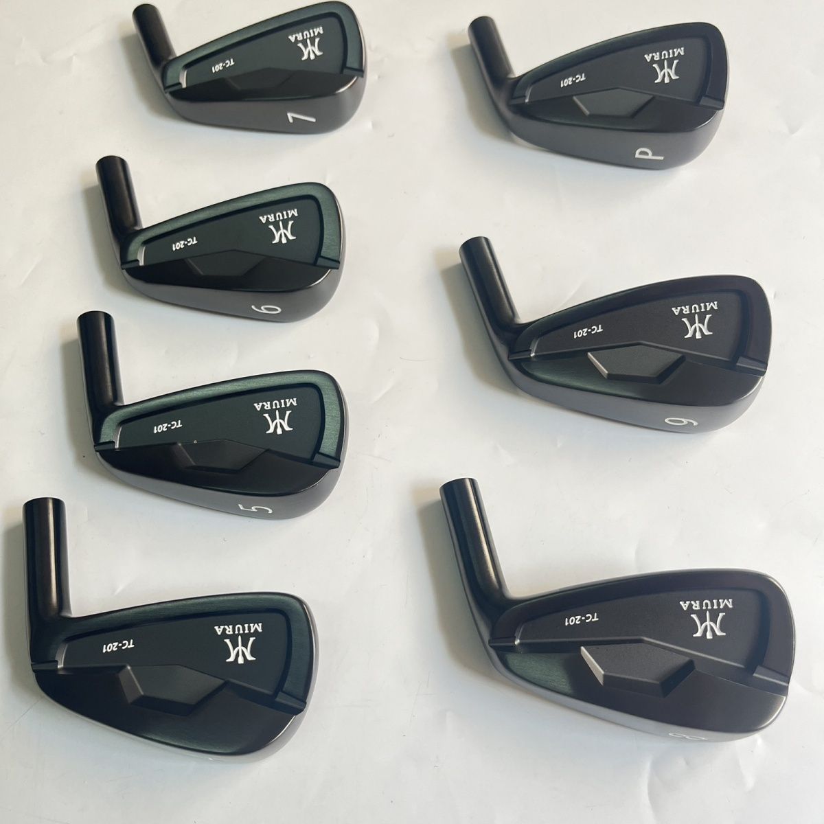 Miura TC-201 Irons Golf Clubs Soft Iron Forged Iron Set Only Head（4-9P 7PCS） Men's Cavityback Profile Irons · v16