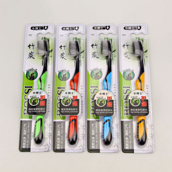 Bàn Chải Đánh Răng Than Tre Bossi - Bàn Chải Than Tre Hoạt Tính