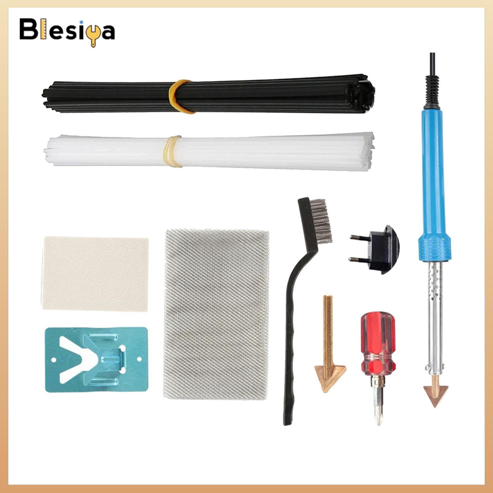Plastic Welding Kit 1 Metal Mesh Professional Surface Repair 1 Metal Stand 40 Plastic Rods 220V Welder Tools for DIY Crafts Arts Giá 600,139 Đồng*Miễn phí vận chuyển