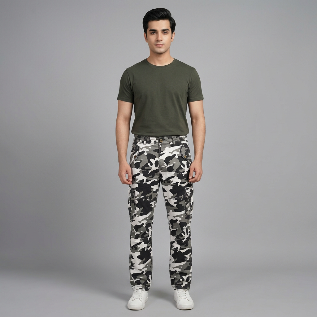 HASHBACK 9 Pocket Cargo Trouser Pant for Men -fashionable Stylish and Premium Quality Cargo Trouser Pants
