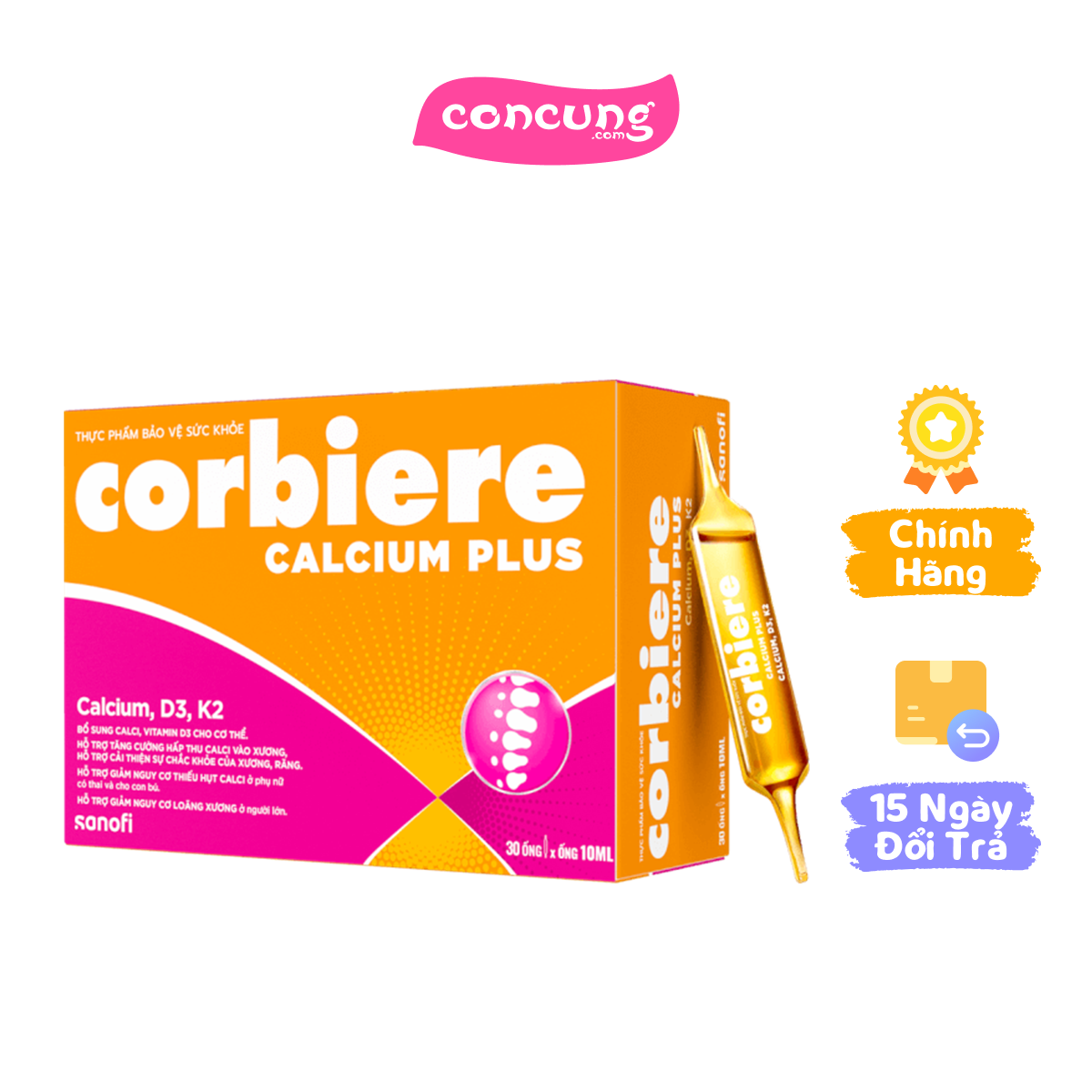 Thực phẩm bảo vệ sức khỏe Corbiere Calcium Plus 