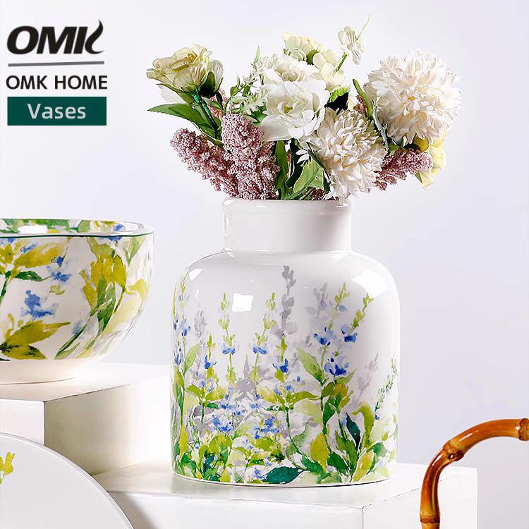 OMK Green Forest Series Cartoon Ceramic Vases & Vessels Home Decoration Crafts ราคา 1,031 บาท*ส่งฟรี
