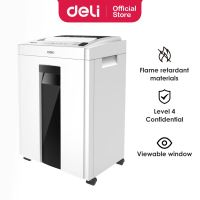Deli Automatic Paper Shredder Machine Heavy Duty Office Supplies 16 Sheets (23L) ET053