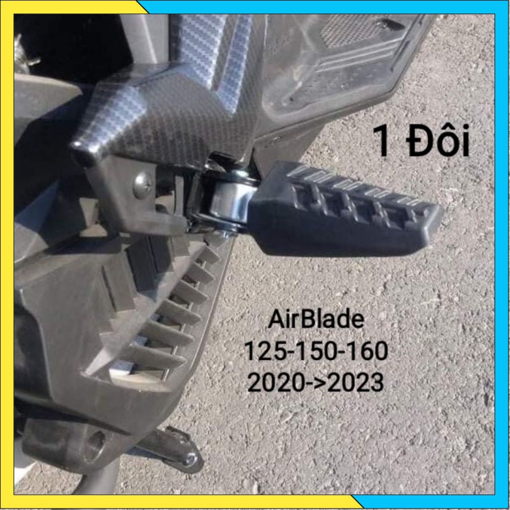 Ốp gác chân sau ab airblade 2023-2013 cao su