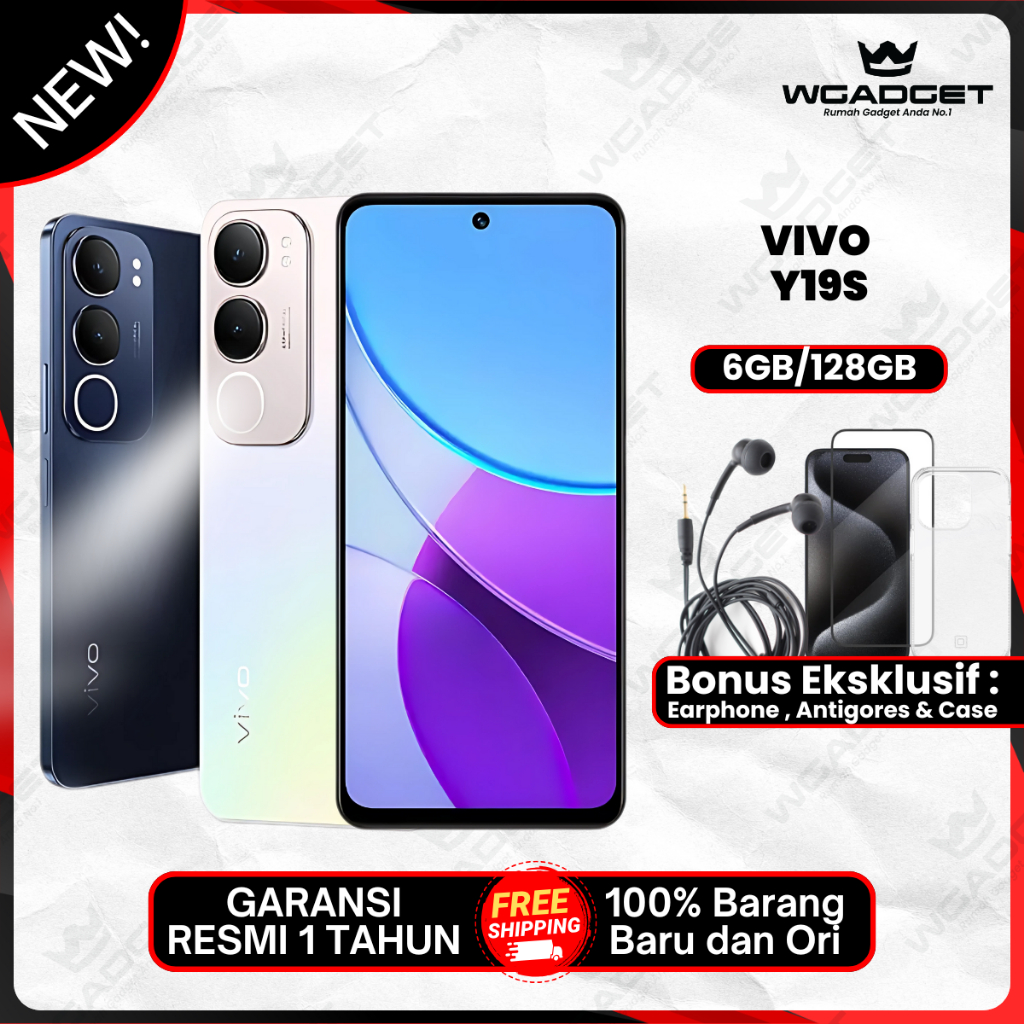 Vivo Y19S [6/128GB] [4/128GB] [4/64GB] Garansi Resmi Harga  1,478,000 Ringgit*Penghantaran Percuma