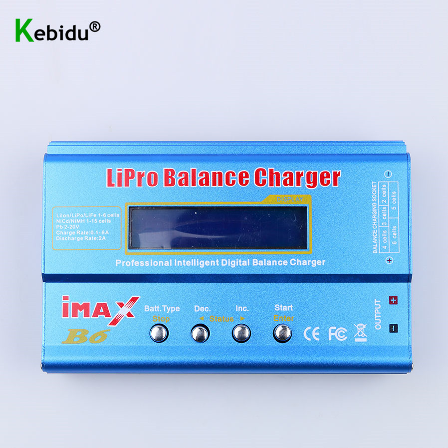 【Top Picks】 Kebidu Imax B6 Lipro Balance Charger Nimh Li-Ion Ni-Cd Digital Rc Charger Balance Discha