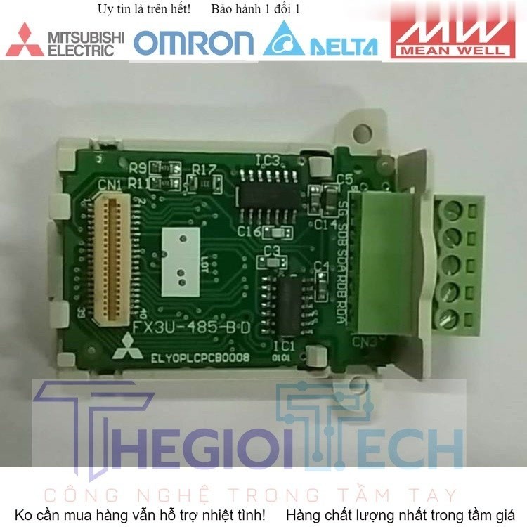 TH Mô đun mở rộng truyền thông PLC Mitsubishi - FX3U-485-BD trắng