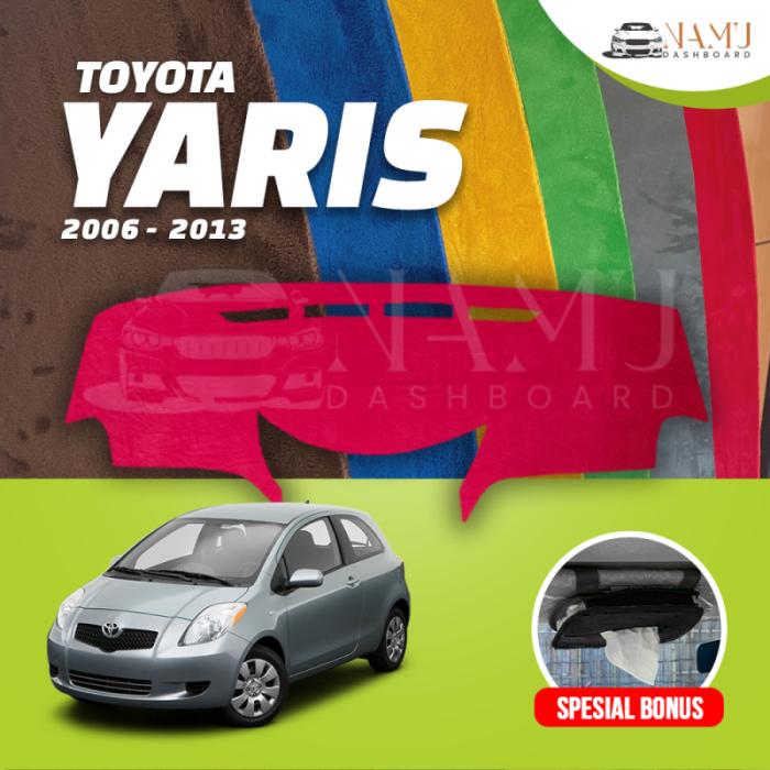 ALAS DASHBOARD MOBIL YARIS BAKPAO - COVER KARPET PELINDUNG DASBOR TOYOTA GEN 1 2006 2013 Car Harga 89,000 rupiah*Gratis Ongkir