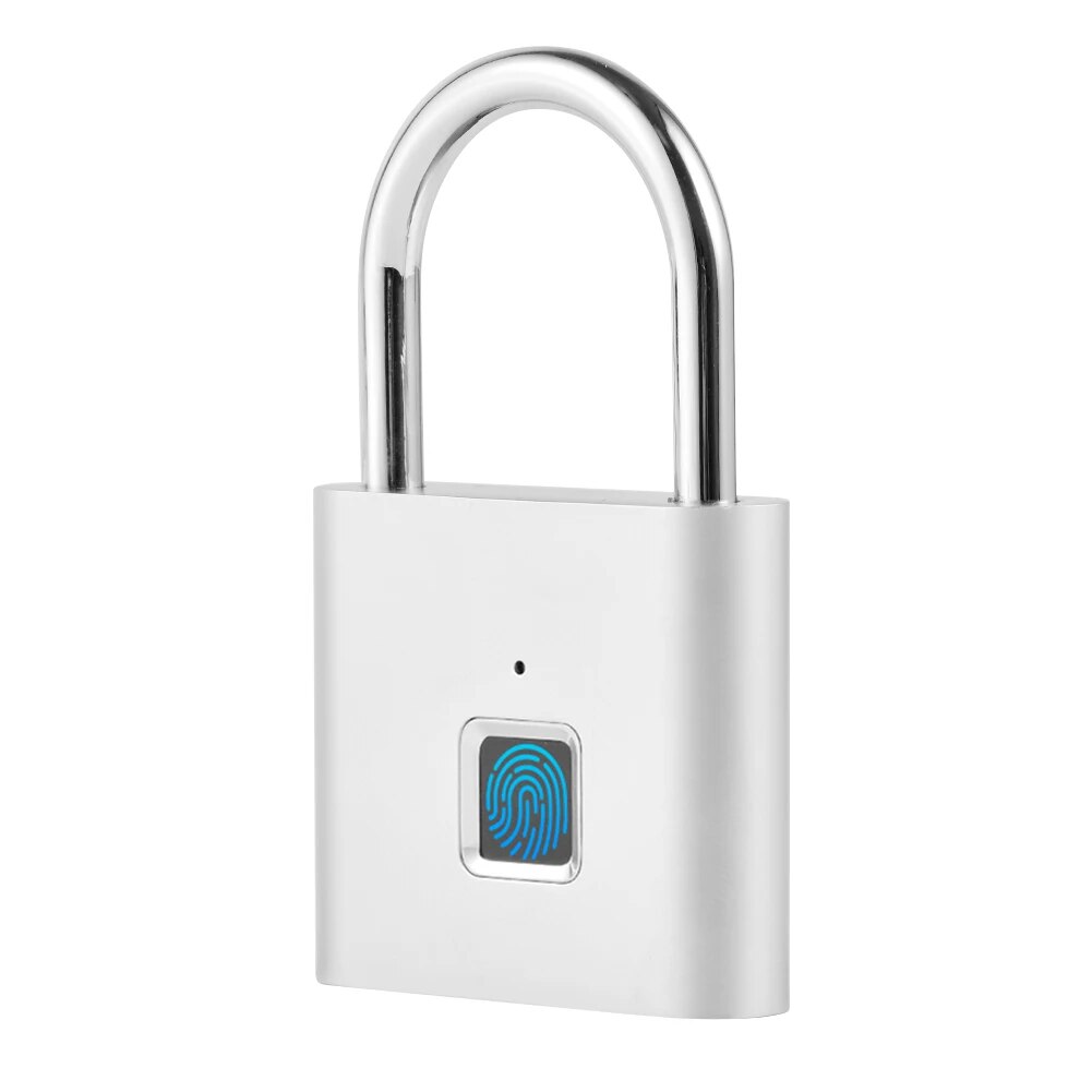 Không thấm nước nghệ thuật sinh trắc học vân tay Keyless khóa cửa 0.5sec mở khóa xách tay chống trộm USB reable ổ khóa bảo mật