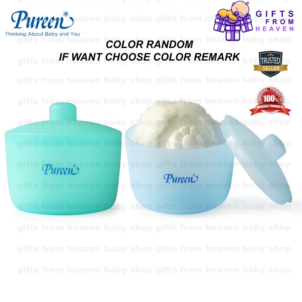 PUREEN POWDER PUFF WITH CONTAINER ASST PP4 (SAND)