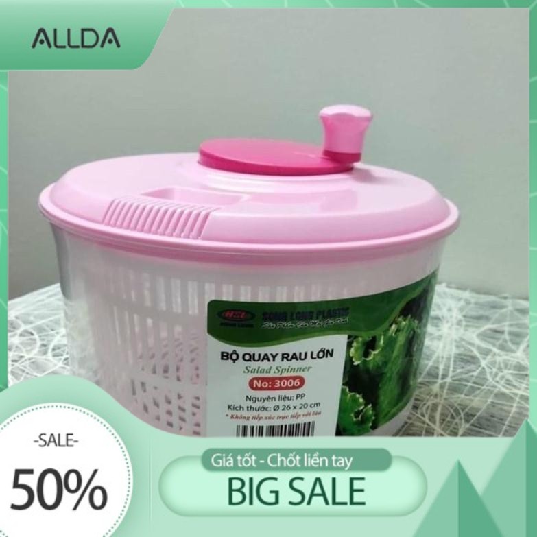  Rổ Quay Rau Lớn Rổ Vắt Rau Sống - Hàng Việt Nam  3006 - ALLDA 