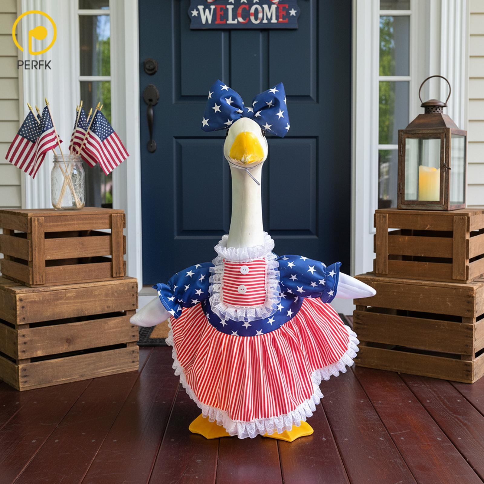 Goose Outfits Porch Goose Costume Festivals Goose Clothes with Hat for Yard Garden ราคา 1,352 บาท*ส่งฟรี