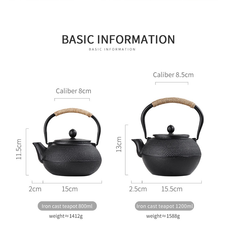 Oneisall ชุดกาต้มน้ําชา ทนความร้อนสูง 800 มล. 1200 มล. 1800 มล.TH ราคา 1,051 บาท*ส่งฟรี