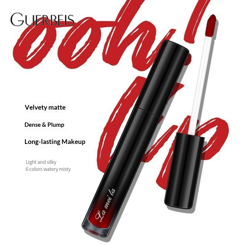 GUERBEIS Matte Liquid Lipstick Long-Lasting Non-Transferable Smooth Finish ราคา 30 บาท*ส่งฟรี