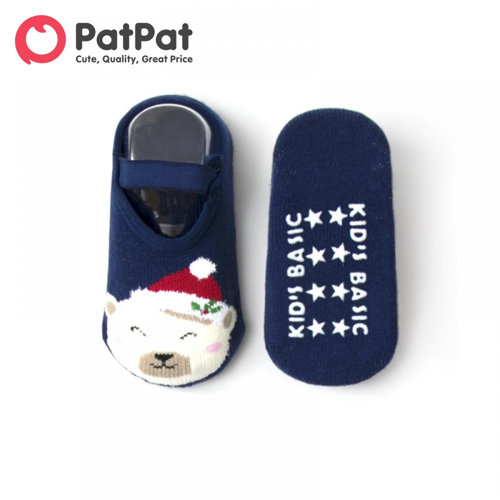 PatPat Baby toddler Must Christmas hair rim thickened non -slip floor socks